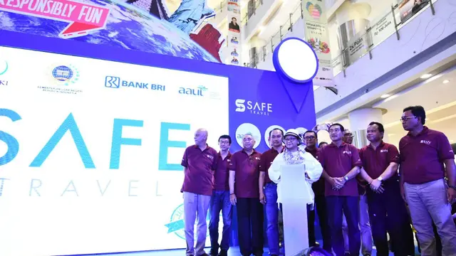 Acara peluncuran aplikasi Safe Travel Kemlu. (Dokumentasi Kemlu RI)
