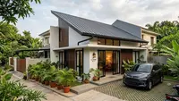 10 Model Rumah Minimalis Atap Miring Satu Sisi yang Sedang Tren 2026