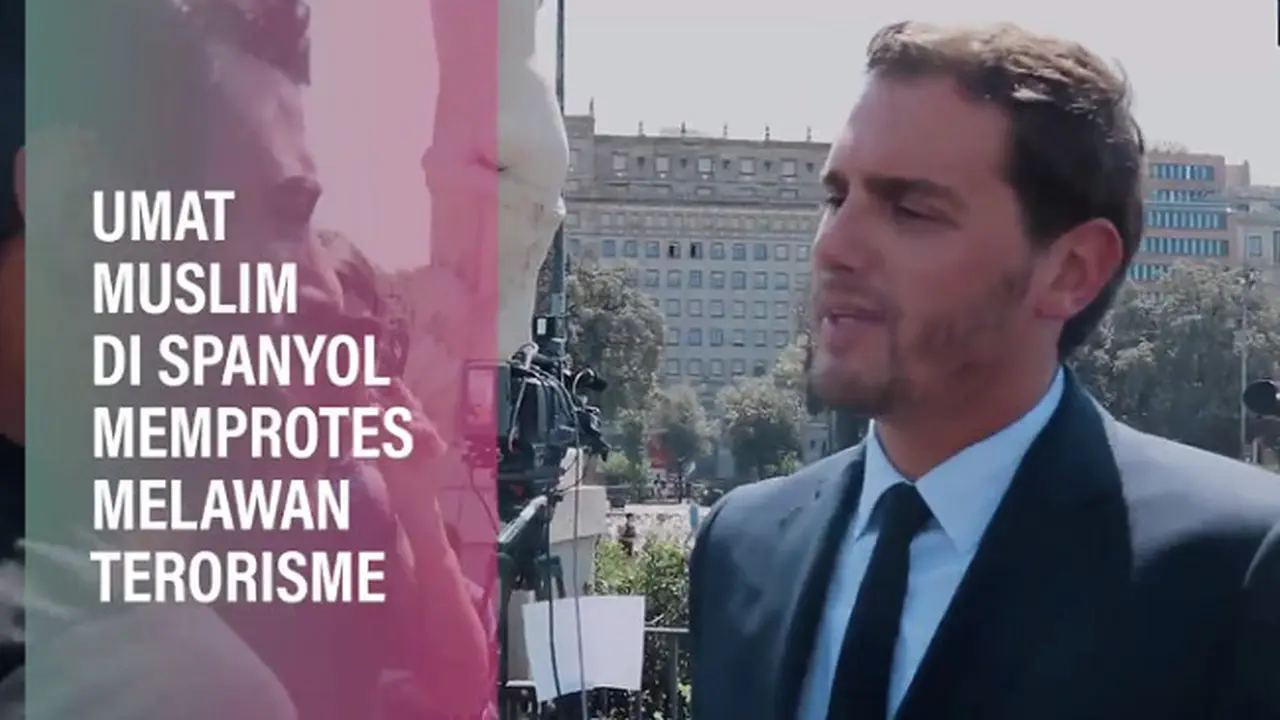 Muslim Spanyol Protes Aksi Serangan teror
