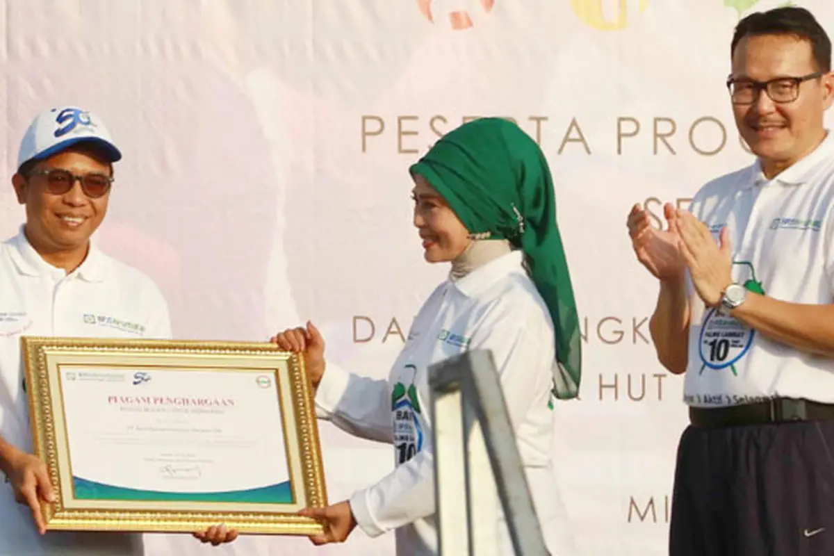 BRI Raih Penghargaan di Acara Senam Kolosal HUT ke- 50 BPJS Kesehatan