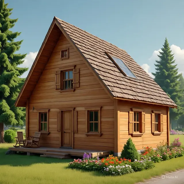 Rumah Kayu 4x6 Sederhana