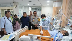 Polri Jamin Penanganan Medis Ojol Korban Kecelakaan di Blok M