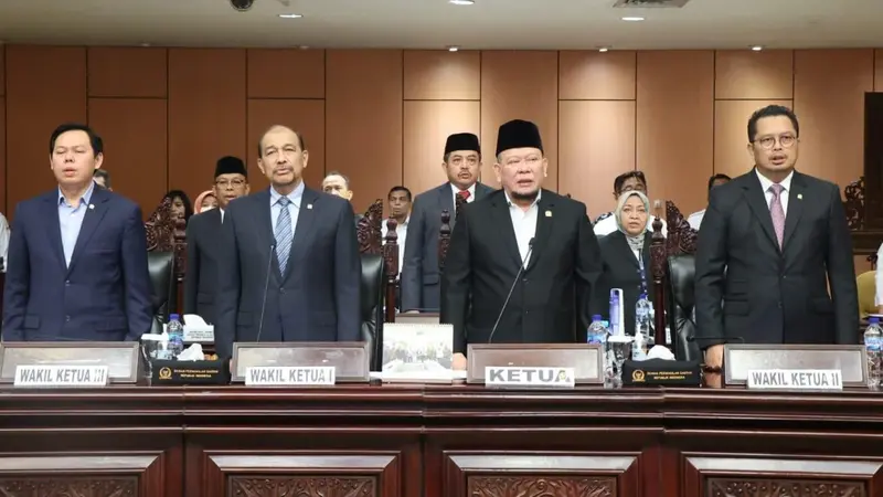 Sidang Paripurna DPD RI yang berlangsung di Gedung Nusantara V, Komplek Parlemen Senayan, Jakarta