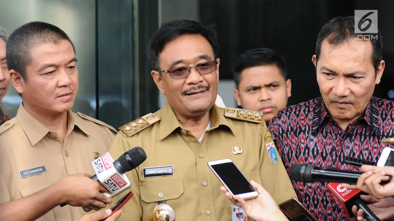 Bahas Pajak dan Retribusi DKI, Djarot Datangi KPK