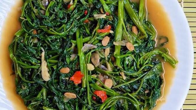 Resep Praktis Tumis Kangkung Tauco Enaknya Bikin Ketagihan 