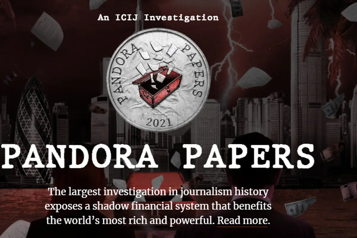 Pandora paper.https://www.icij.org/