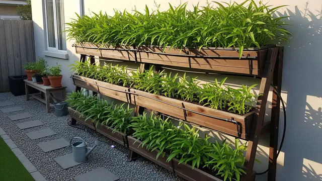 Inspirasi Kebun Kangkung Bertingkat untuk Panen Cepat di Halaman Rumah Kecil