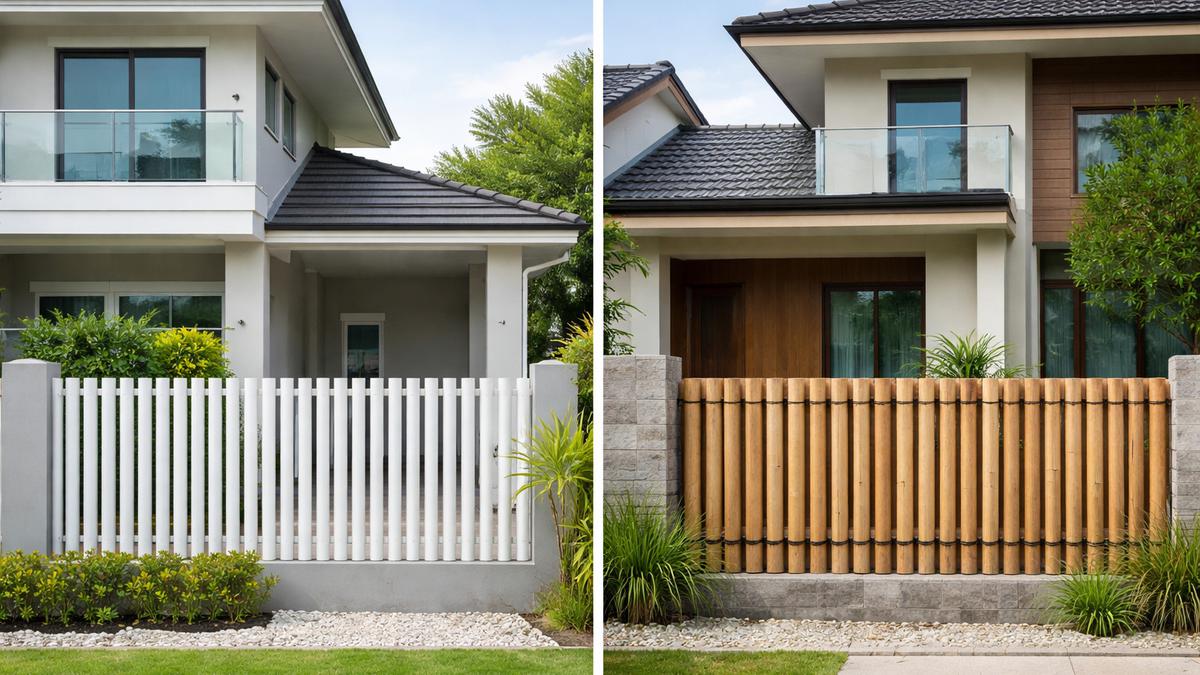 Pagar Rumah dari Pipa PVC VS Bambu Mana Lebih Awet?