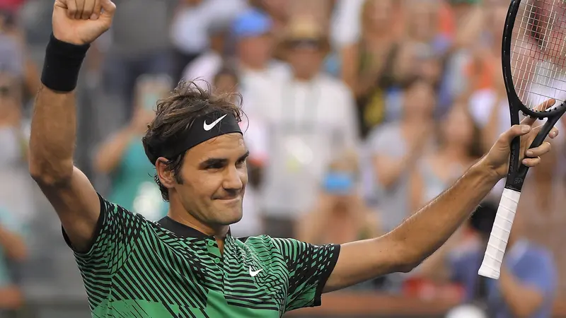 Roger Federer melenggang mulus ke final BNP Paribas Open, Indian Wells. 