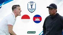 Timnas Indonesia Vs Kamboja pada laga perdana Grup A Piala AFF 2026 menjadi pertemuan pertama John Herdman dan Koji Gyotoku. (Photo Bola.com dan FFC/Grafis Wiwig Prayugi)