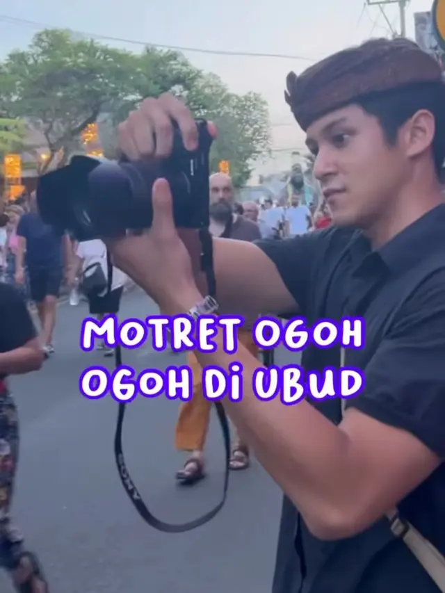 6 Potret Pesinetron Antonio Blanco Jr Rayakan Hari Raya nyepi, Ikut Pawai Ogoh-Ogoh