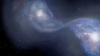 Astronom Klaim Menemukan Dua Galaksi yang Bergabung Jadi Satu