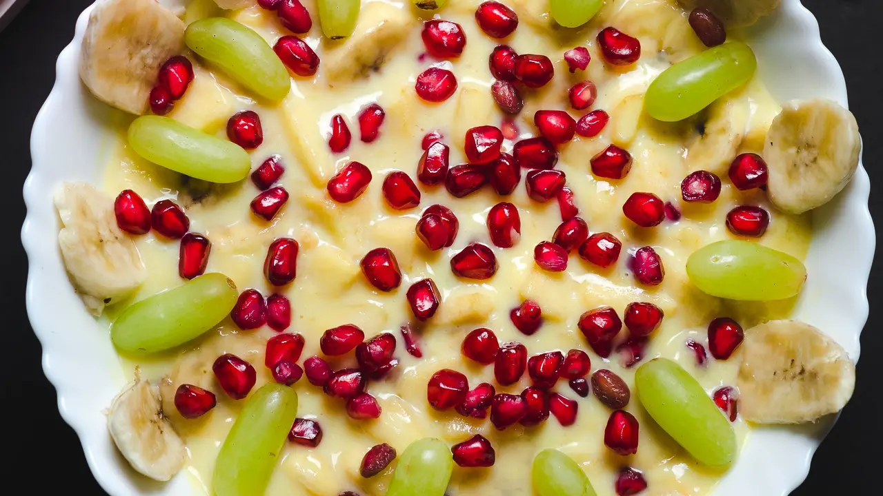 Ilustrasi puding buah