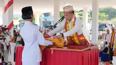 Mendagri Tito Pimpin Upacara HUT Ke-81 Kemerdekaan RI di Manggarai Timur