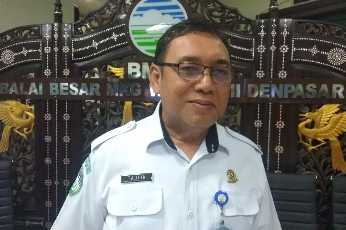 Kepala Balai Besar Metereologi, Klimstologi dan Geofisika Wilayah III Denpasar, Taufik Gunawan