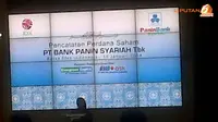 Debut Perdana Saham Bank Panin Syariah Hanya Naik 5 Poin