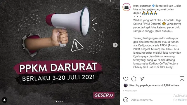 Ivan Gunawan (Foto: Instagram/@ivan_gunawan)