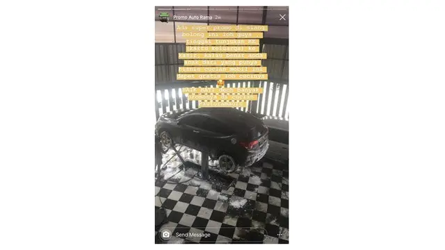 Promo Kocak ala Tukang Cuci Mobil Ini Bikir Mikir Keras