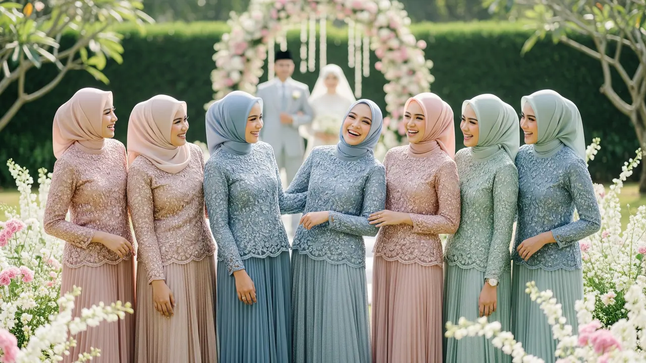Baju Bridesmaid Full Payet