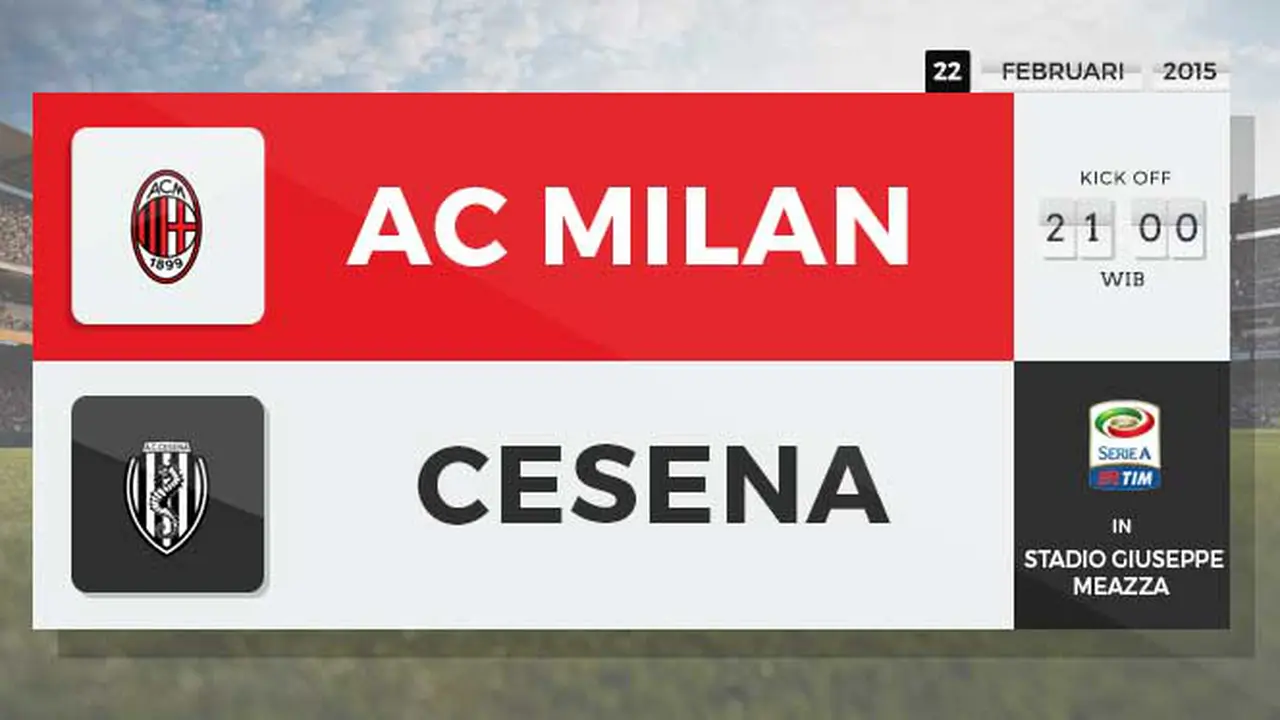 Milan vs Cesena