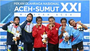 Atlet Dayung Papua Barat Rebut 3 Emas dan 1 Perunggu di PON 2024