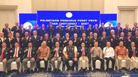 Pelantikan PP PBVSI periode 2023-2027 yang akan kembali diketuai Imam Sudjarwo. (Dokumentasi PP PBVSI)