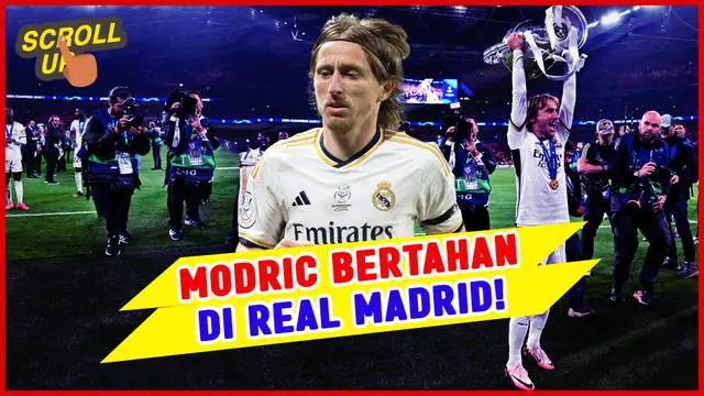 VIDEO: Resmi! Luka Modric Perpanjang Masa Bakti di Real Madrid