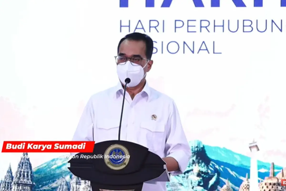 Menteri Perhubungan (Menhub) Budi Karya Sumadi