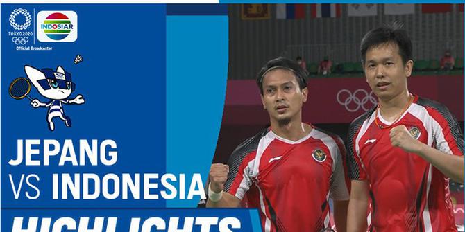 VIDEO: Mohammad Ahsan / Hendra Setiawan Melangkah ke Semifinal Bulutangkis Olimpiade Tokyo 2020