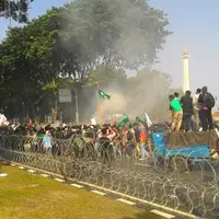 Kabar kemacetan akibat demo 20 Mei ternyata nggak jadi.