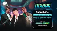 Main bareng GTA V bersama Sonalibaba, Minggu (27/12/2020) pukul 19.00 WIB dapat disaksikan melalui platform streaming Vidio, laman Bola.com, dan Bola.net. (Dok. Vidio)