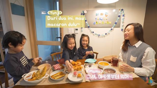 6 Momen Kimbab Family Buka Puasa dengan Takjil Jajanan Korea, Seru Banget