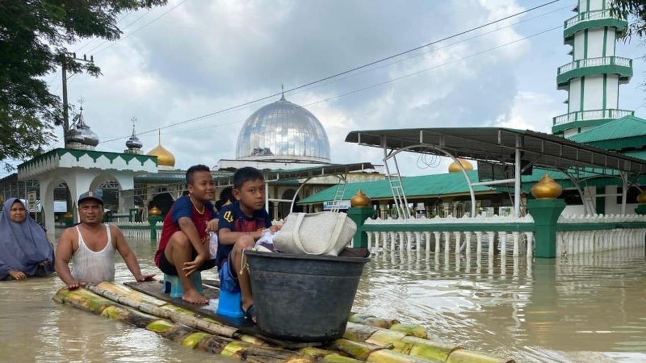 Banjir Serdang Bedagai Meluas, Belasan Ribu KK Terdampak dan Mengungsi