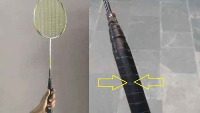 Badminton Grip.