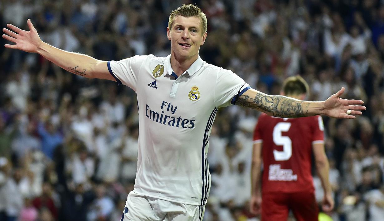 Gelandang - Toni Kroos (Jerman) - Real Madrid. (AFP/Gerard Julien)