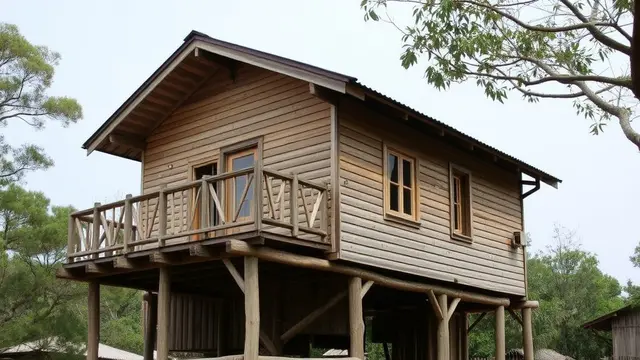 Model Rumah Kayu Sederhana Tapi Indah di Kampung