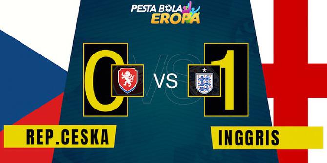 VIDEO: Kalahkan Republik Ceska, Timnas Inggris Raih Juara Grup D Euro 2020