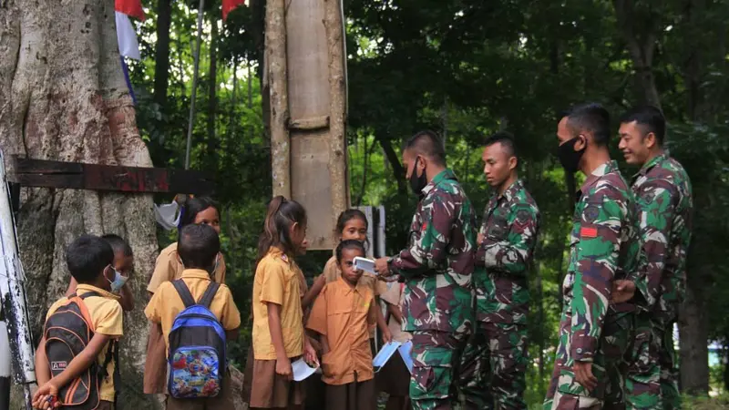 TNI buat perpustakaan di wilayah perbatasan