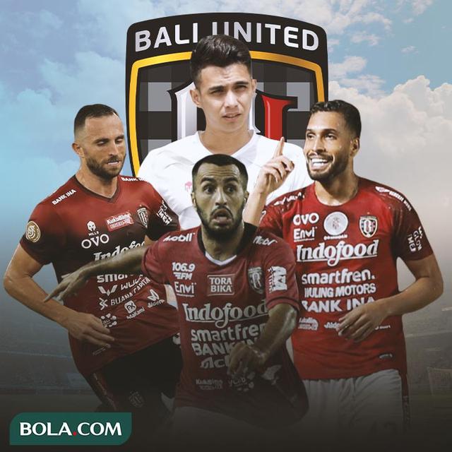 Bali United - Nadeo Arga Winata, Willian Pacheco, Brwa Nouri, Ilija Spasojevic