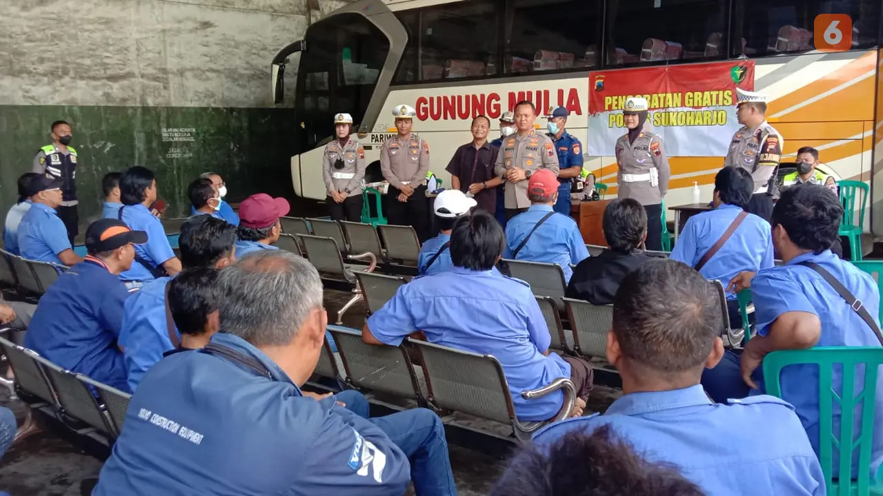 Pengecekan Kesehatan Kru Angkutan Mudik Lebaran