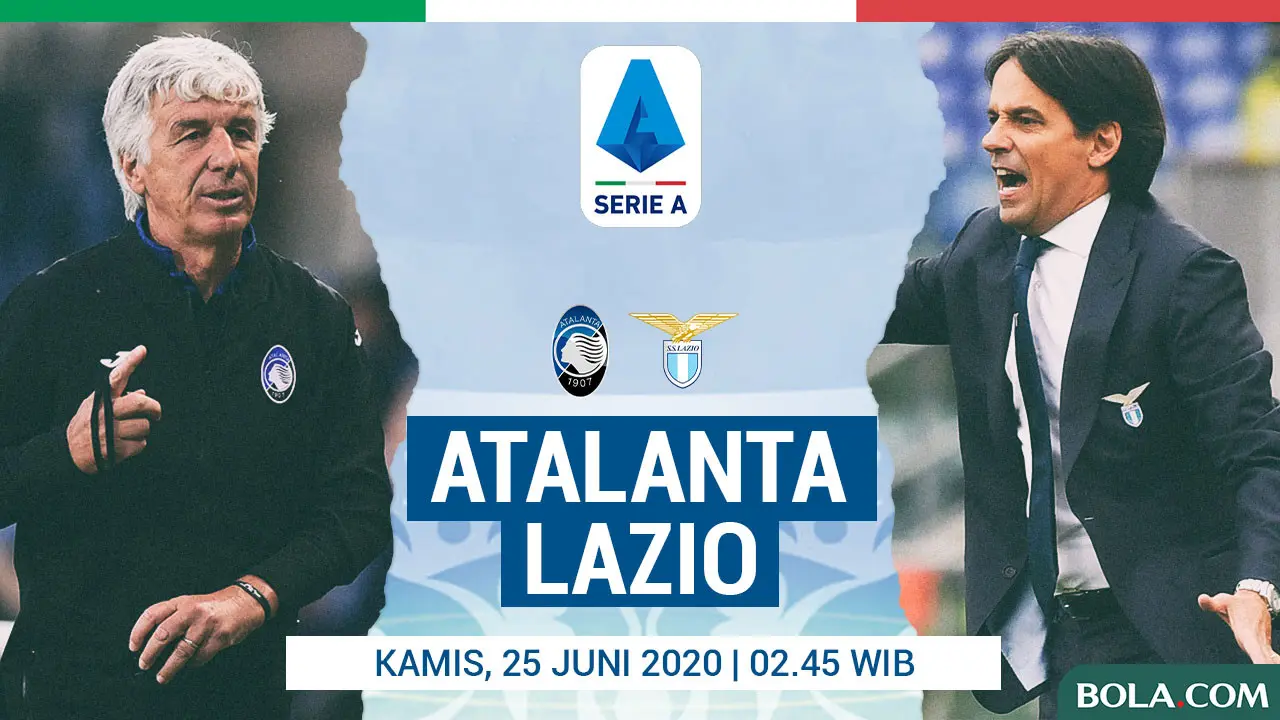 Serie A - Atalanta Vs Lazio - Head to Head Pelatih