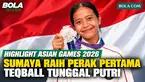 Saksikan aksi atlet teqball putri Indonesia, Sumaya, saat berlaga di nomor tunggal putri Asian Games 2026. Sumaya berhasil mempersembahkan medali perak pertama bagi Indonesia di ajang ini. Simak perjuangan dan momen bersejarahnya dalam video highligh...
