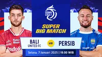 Jadwal laga super big match BRI Liga 1: Bali United vs Persib pada matchweek 12 di Vidio. (sum. doc. vidio.com)