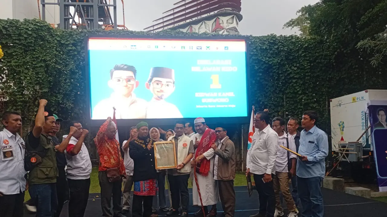 Didukung 633 Organ Relawan, Riza Patria Optimistis RIDO Menang 1 Putaran