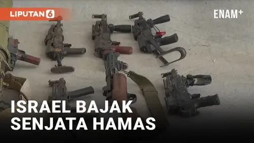 VIDEO: Israel Pamerkan Senjata Hamas yang Telah Direbut