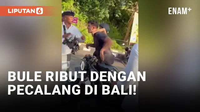 Bule Ngamuk saat Ritual Melasti di Bali