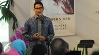 Sandiaga Blak-blakan soal Donatur Penyokong Kampanye 