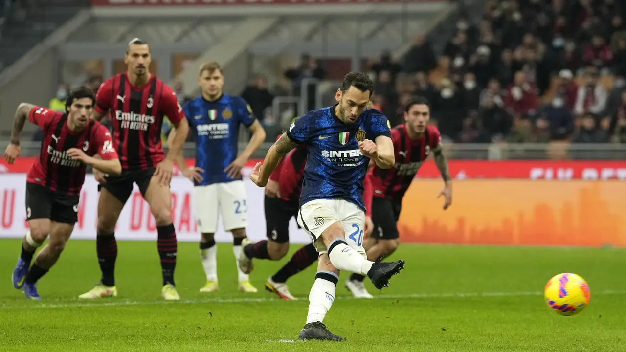 AC Milan vs Inter Milan Berakhir Imbang 1-1