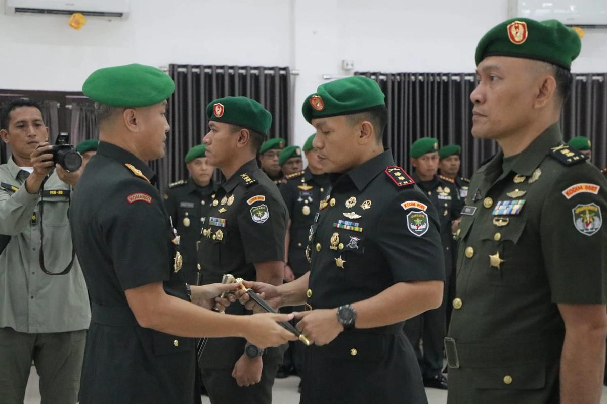 Letkol Inf Michael Ronald Resmi Menjabat Dandim