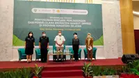 Bimbingan teknis penyusunan RPPEG di Hotel Beston Palembang Sumsel (Liputan6.com / Nefri Inge)